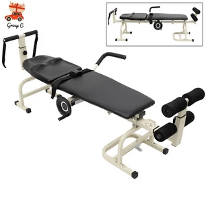 Herramienta de estiramiento lumbar dispositivo cama de tracción mesa de terapia ajuste masaje de columna cervical - Imagen 1 de 11