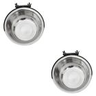  2 Pack Travel Crate Water Bowl Puppy Cage Dog Crates for Large Dogs
