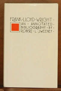 Frank Lloyd Wright: An Annotated Bibliography Robert L Sweeney 0912158573 HC DJ - Picture 1 of 6