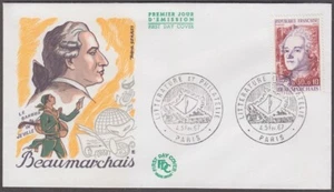 FRANCE Sc #B405 FDC BEAUMARCHAIS, WRITER - Picture 1 of 1
