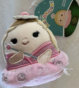 Squishmallows Wicked Glinda Upland Ariana Grande Clip- On Plush Bag Charm 3” - Picture 1 of 2