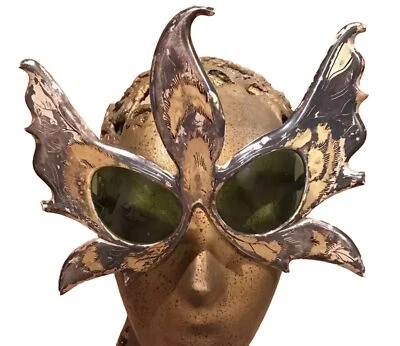 Cateye Sunglasses France 50s Paulette Guinet Style Selecta Vintage 40s Fantasy - Image 1 of 4