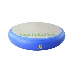 Round Gymnastics Mat Air Spot Inflatable Airtrack Tumble Mattress 140x20cm - Picture 1 of 2