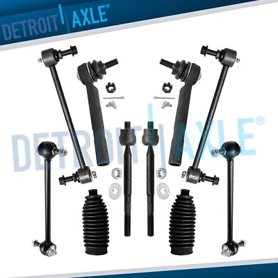 10pc Front Inner Outer Tie Rod Sway Bar Link for Toyota Highlander Lexus RX330 - Image 1 of 4