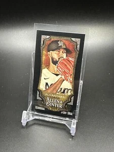 2024 Topps Allen & Ginter #22 Sandy Alcantara Mini Black Border - Picture 1 of 2