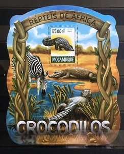 Mozambique - Crocodiles / Reptiles on stamps S/S  - MNH** - D109 - Picture 1 of 1