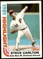 1981 Topps #1 Steve Carlton gNdHc9
