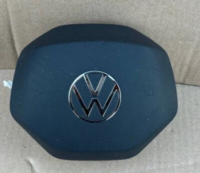 2021- 2024 Volkswagen VW Atlas Cross Sport Driver Wheel Airbag BLACK OEM - Image 1 of 4