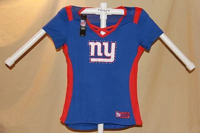 New York NY Giants NFL Fan Moda JERSEY/Camisa MAJESTUOSA Mujer Grande Nueva con Etiquetas $55 Foto 1 de 3