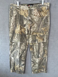 Outfitters Ridge Camo Pants Mens 36x30 Real Tree Hardwoods Hunting Double Knee - Picture 1 of 12
