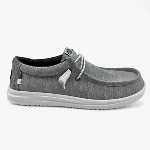 Hey Dude Wally H2O Mix Galaxy Gray Mens Casual Loafer - Picture 1 of 6