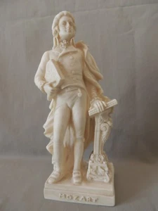 Mozart beautiful alabaster Statue Greece height 21,5cm - Picture 1 of 9