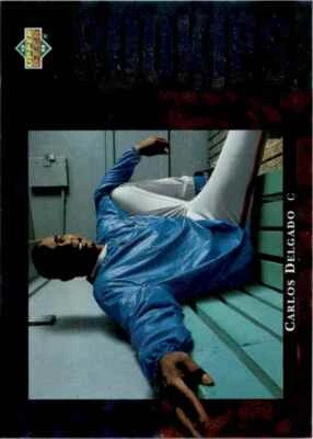 1994 UPPER DECK, CARLOS DELGADO TORONTO BLUE JAYS #8 - Image 1 of 2