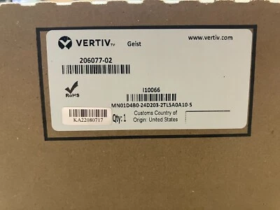 Virtiv Giest Rack PDU I10066 MN01D4B0-24D203-2TL5A0A10-S - Image 1 of 2