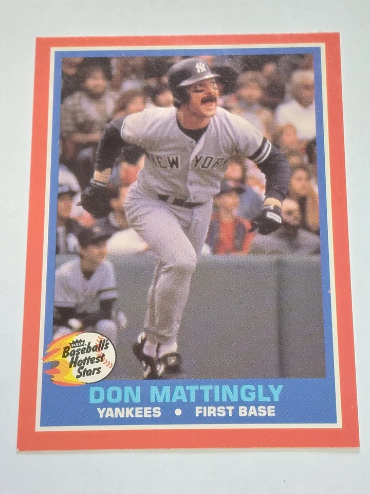 1987 Fleer Baseball's Hottest Stars - Don Mattingly #27 - Image 1 of 2