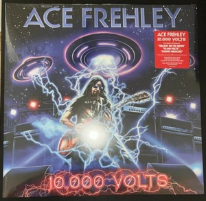 ACE FREHLEY 10,000 VOLTS RED BLUE SPLATTER VINYL LP LIMITED NEW SEALED MINT - Picture 1 of 2