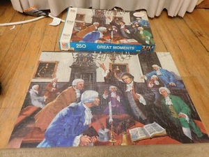 Vintage 1975 Milton Bradley Great Moments Give me Liberty Puzzle MIB COMPLETE - Picture 1 of 3