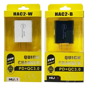 Dual Ports 20W 3A USB Power Adapter PD Type C Home Wall Charger Plug Universal - Picture 1 of 16