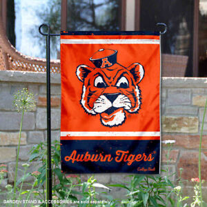 Auburn Vintage Retro Throwback Garden Flag and Yard Banner