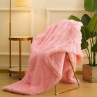 Faux Fur Sofa Cover On The Bed Home decor Bed Cover Bedspread Towel Blanket