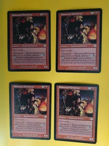 MTG Card. Possessed Barbarian playset Rare Barbarian Horror Torment. As Pictures - Picture 1 of 6