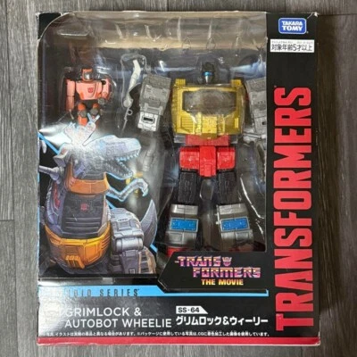 Transformers Studio Series SS-64 Grimlock & Wheelie Action Figure Takara Tomy JP - Image 1 of 4