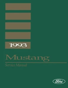 1993 Ford Mustang Shop Service Repair Manual Engine Drivetrain Electrical Book - Picture 1 of 1