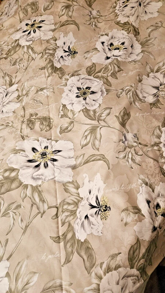 Waverly - Tela de tapicería de algodón "Notas florales" - 7 yardas por 56 pulgadas - Nueva Foto 1 de 4