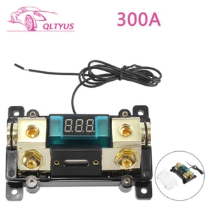 300 AMP Auto Inline ANL Sicherungshalter LED Anzeige Digital Spannung 0 2 4 AWG Messgerät - Bild 1 von 10