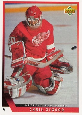 1993-94 Upper Deck Hockey - Chris Osgood Rookie RC #519 - Image 1 of 2