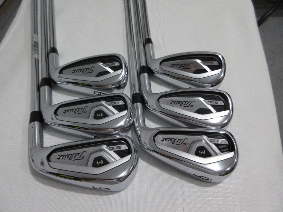 Titleist 2021 T300 Iron Set - 5-PW - AMT Red S300 Stiff Flex Steel - NEW - Image 1 of 4