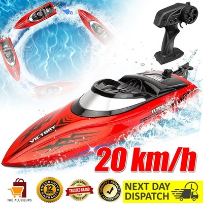Ferngesteuerte Boote mit Bürstenlosen Motor 20 km/h RC Boot 2,4 GHz Rennboot DE - Bild 1 von 4