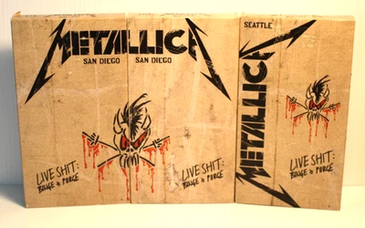 Metallica Live Shit: Binge & Purge 3 VHS Tapes - Image 1 of 3