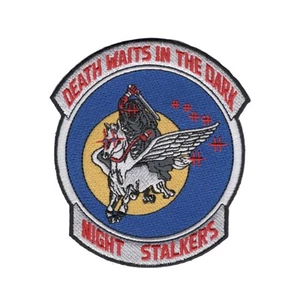 160th SOAR 101st Airborne Division Patch - Death Waits In The Dark - Bild 1 von 1