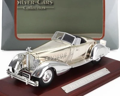 MODELLINO AUTO STATICO DEAGOSTINI PACKARD V12 LE BARON 1934 CHROME SCALA 1/43 - Immagine 1 di 4