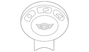 Genuine Mini Keyless Entry Transmitter 66-12-3-456-368 - Foto 1 di 2