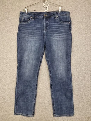 KUT from the Kloth Jeans Womens 16 Blue Straight Leg Stretch Denim Classic - Image 1 of 4