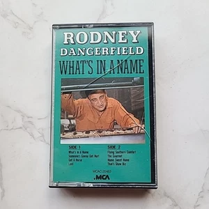RODNEY DANGERFIELD: What's In A Name Cassette Tape MCA 1987 Comedy Comedic - Picture 1 of 8