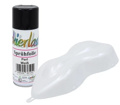 LACKIERLADEN Bomboletta spray pellicola spray / gomma liquida perla bianca 400 ml | pellicola DIP gomma lac estraibile