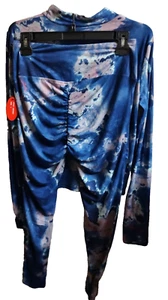 HOT KISS 2pc Top & Leggings Active Set size L Cinched Butt Soft Stretch #MAR24 - Picture 1 of 6