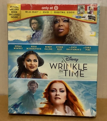 🌎 A Wrinkle in Time (Blu-Ray/DVD/Slipcover, новый!!️ - Изображение 1 из 2