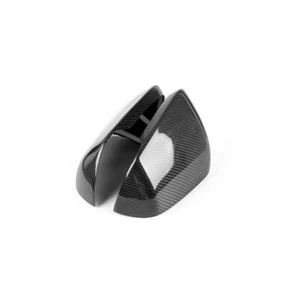 Dry Carbon Fiber Add-on Side Mirror Cover for Ford Mustang 2024+ w/ Turn Light - Foto 1 di 6