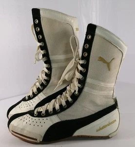 Vintage 2003 Puma Schattenboxen Boxing Boots Shoes Trainers 340682 - UK Size 6.5 - Picture 1 of 20