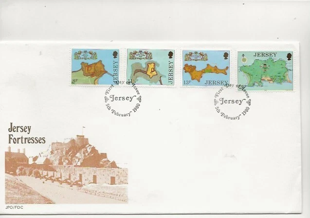 Jersey Comm/FDC  - Jersey Fortresses -  1980 (JER69) - Image 1 of 1