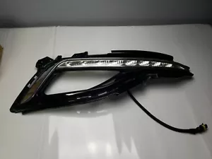 HYUNDAI SONATA LED FOG LIGHT LEFT SIDE OEM 2015 2016 2017 black with chrome - Picture 1 of 7