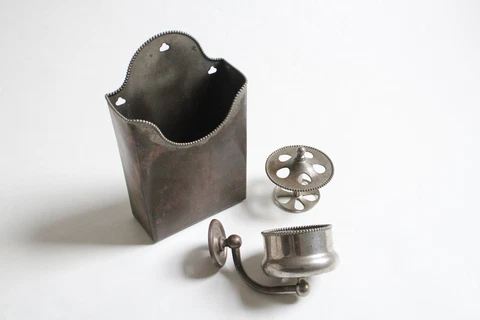 antique bathroom toilet cup tumbler toothbrush holder | brasscrafters vtg deco Cover