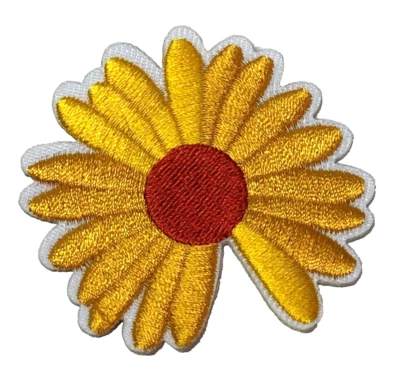 Patch Sew On Iron On Embroidered Clothing Hats Jackets Coat  Wild FLOWER A195 - Image 1 of 3
