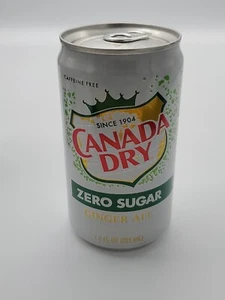 1 Canada Dry Zero Sugar Ginger Ale 7.5 oz Mini Can Full Soda Can Canada Dry Can - Picture 1 of 5