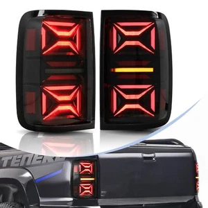 Luces traseras tintadas VLAND para VW Amarok 2010-2021 luces de freno secuenciales X2 - Imagen 1 de 12