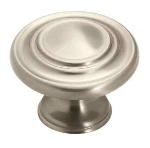 Amerock BP1586G10 Inspirations 1-5/16in(33mm) DIA Knob - Satin Nickel - Picture 1 of 1